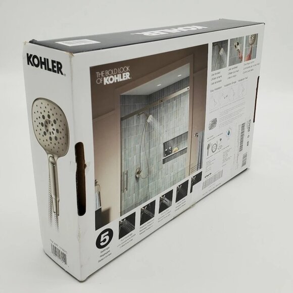 Kohler Tellin Multifunction Handheld Shower Head – Brushed Nickel Finish (New) - Picture 6 of 6